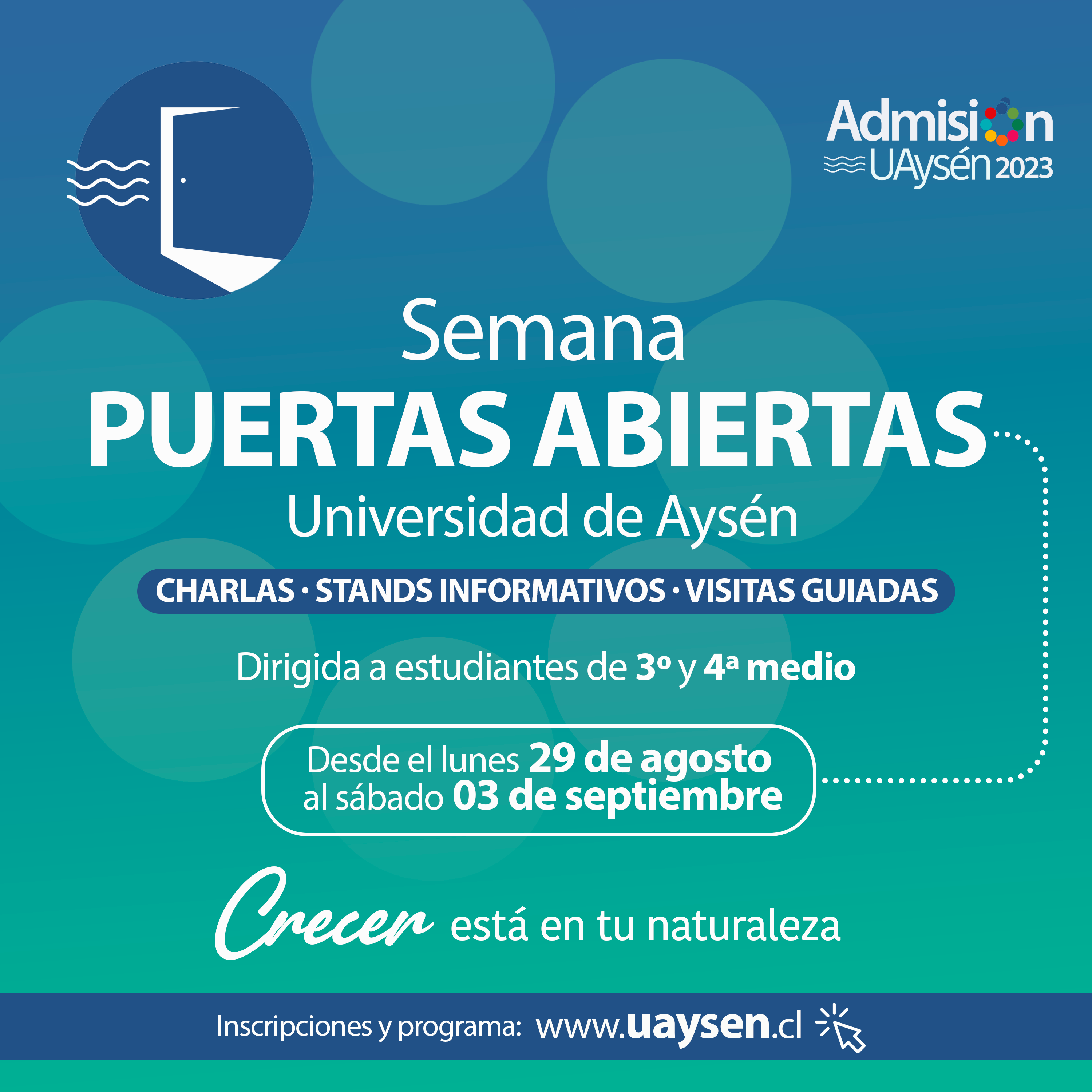 Semana Puertas Abiertas Admisión UAysén