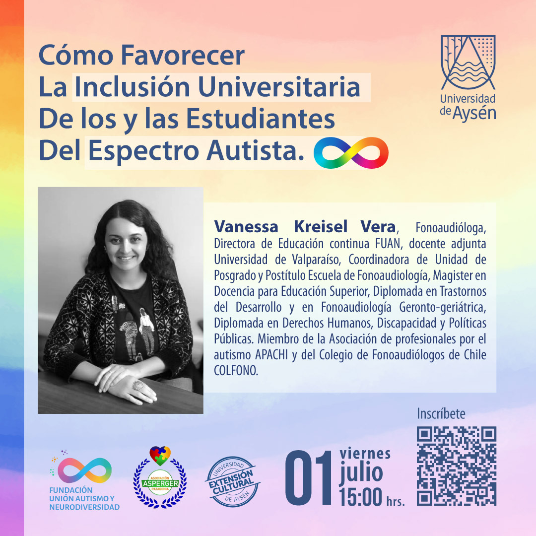 Charla: Cómo favorecer la Inclusión universitaria de los y las estudiantes del Espectro Autista