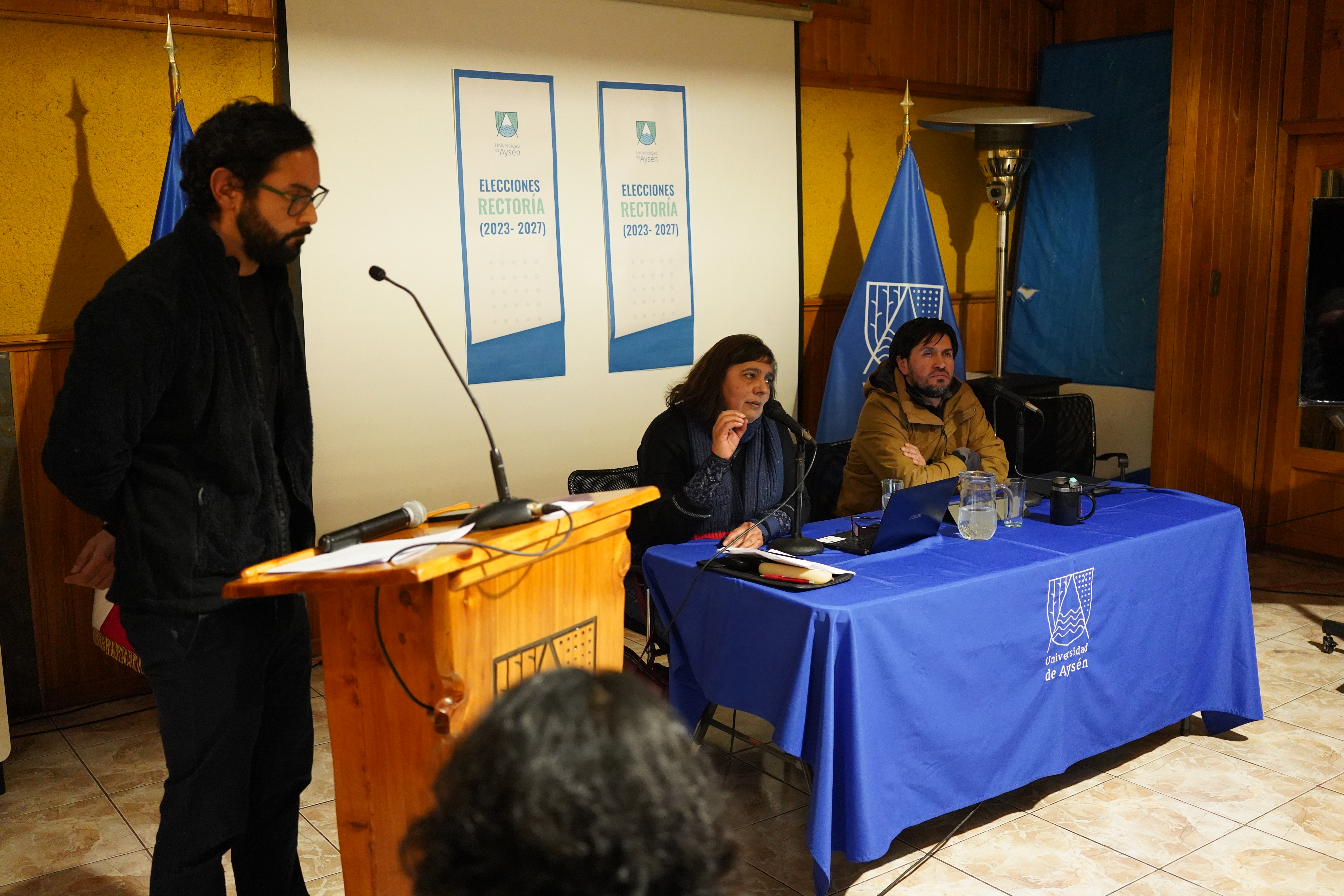 Candidaturas a la rectoría de la UAysén presentaron sus programas a la comunidad universitaria