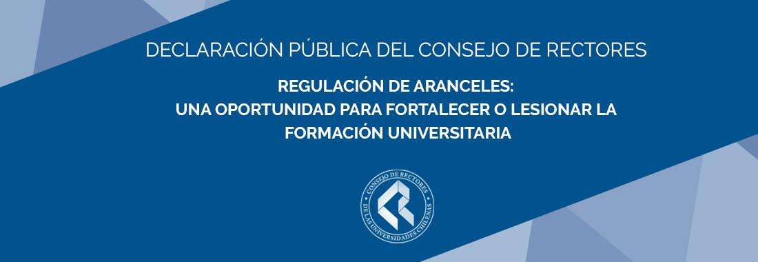 DECLARACIÓN PÚBLICA DEL CONSEJO DE RECTORES