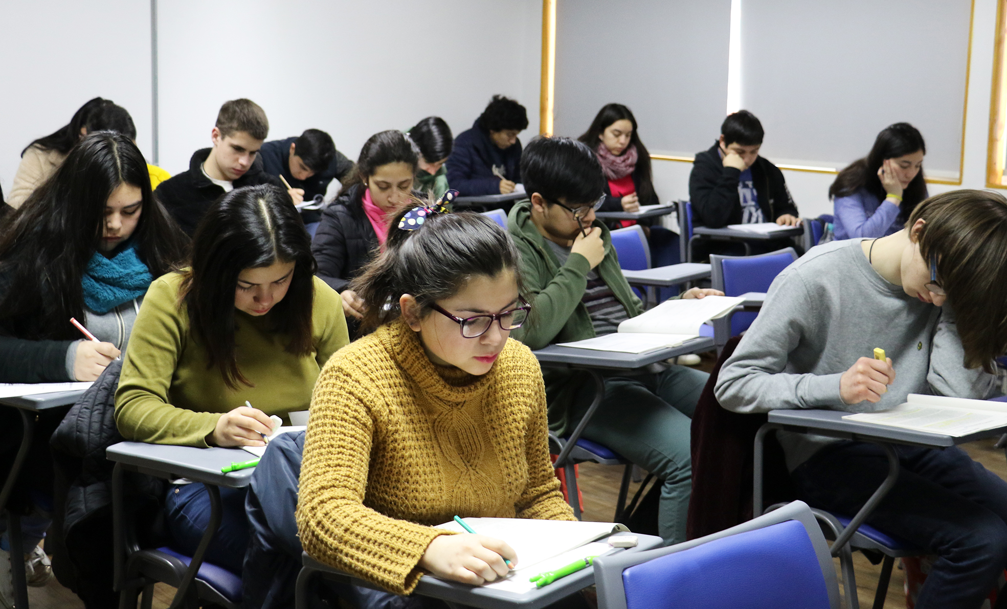 Más de 120 estudiantes participan en  Ensayo PSU Abierto a la Comunidad